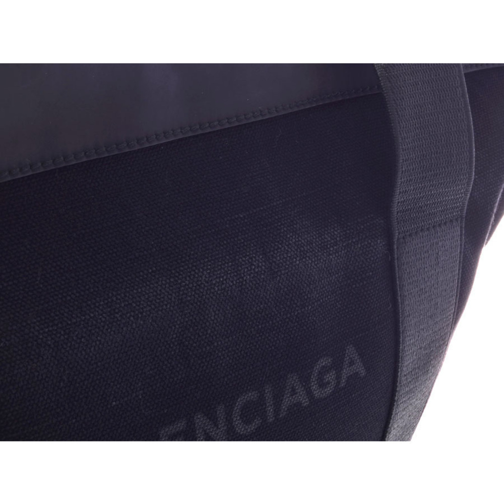 Balenciaga black canvas and leather tote bag - Picture 6 of 11